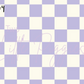 Printed Vinyl - Pastel Checkers Collection