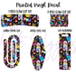 Printed Vinyl - 90's - Lisa Frank - Black