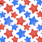 Printed Vinyl - 4th of July - Stars and Bows
