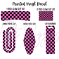Printed Vinyl -  Pink and Black Checkered