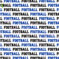 Printed Vinyl - Football - Blue and Black