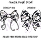 Printed Vinyl - Cow Print and Bows