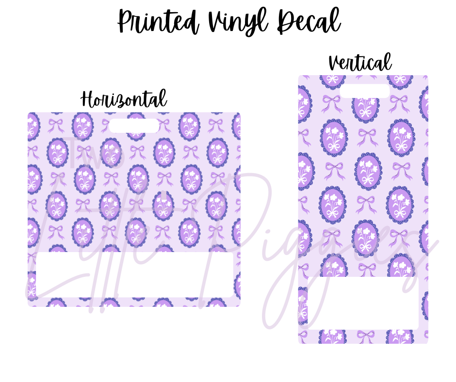 Printed Vinyl - Coquette Flowers