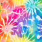 Printed Vinyl - Rainbow Tie Dye