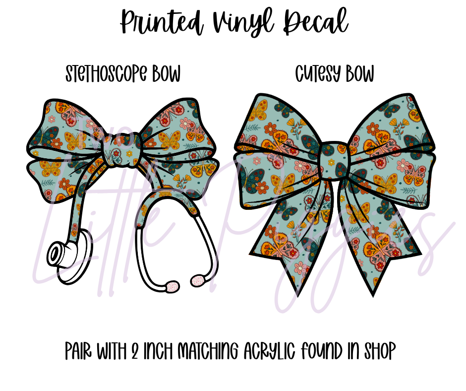 Printed Vinyl - Boho Butterflies