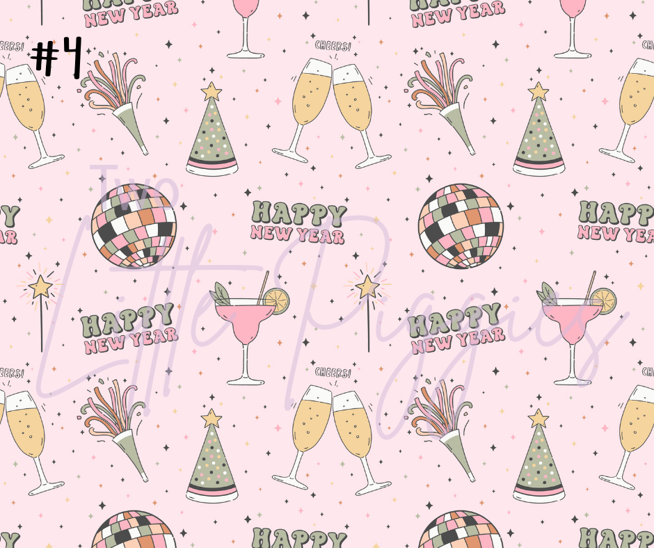 Printed Vinyl - Hello New Year