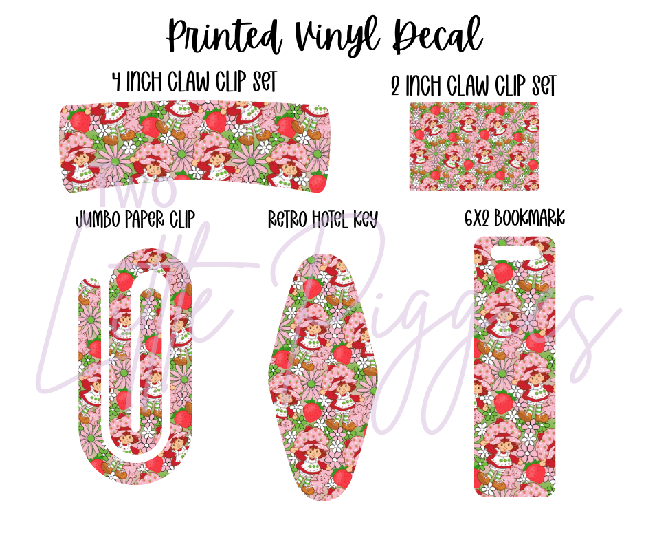 Printed Vinyl - Strawberry SC