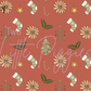 Printed Vinyl - 70s Retro Christmas