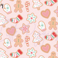 Printed Vinyl - Gingerbread Christmas
