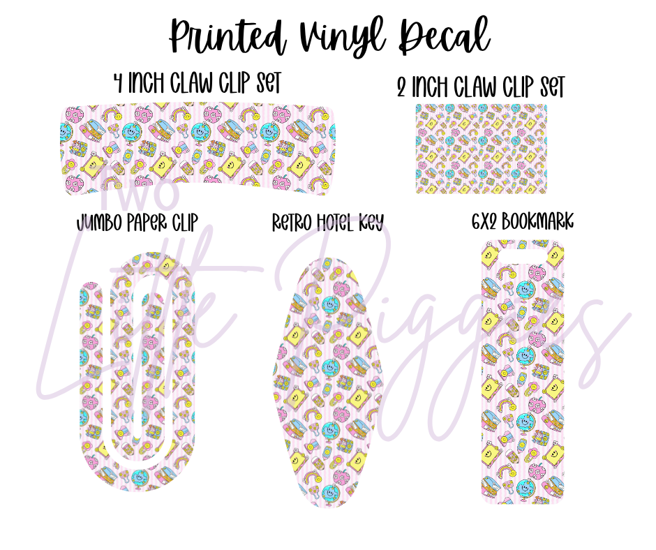 Printed Vinyl - Back to School - All Smiles