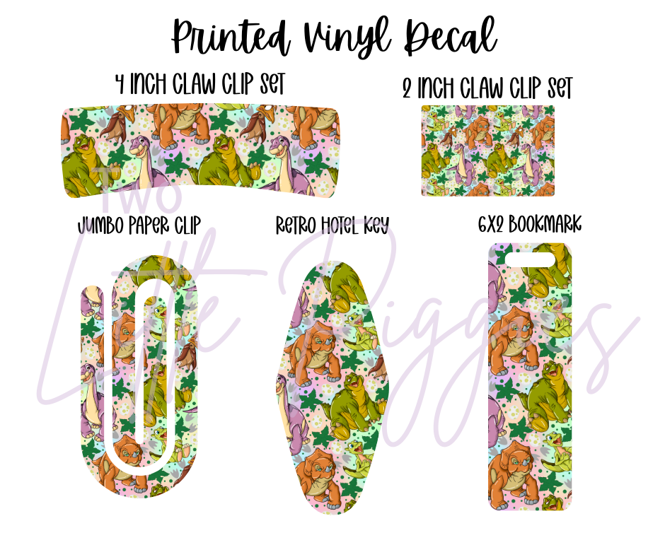 Printed Vinyl - 90's - Land Before Time