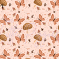Printed Vinyl - Autumn Mushrooms