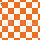 Printed Vinyl - Checkers - Boho Muted