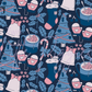 Printed Vinyl - Winter Blush