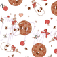 Printed Vinyl - Groovy Retro Christmas