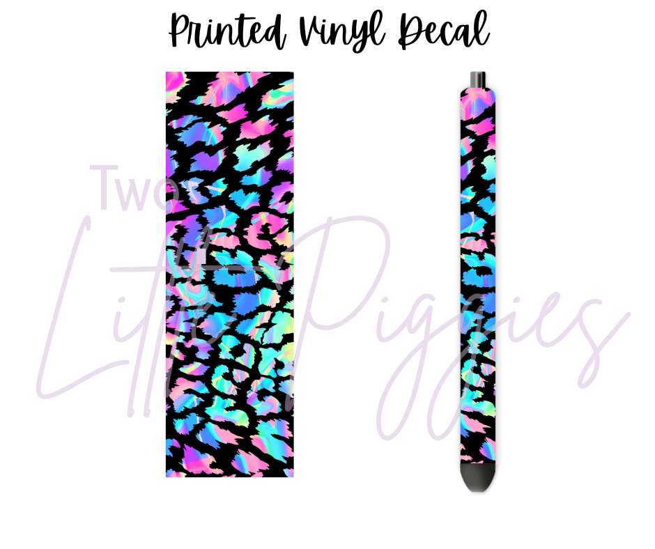 Printed Vinyl - Watercolor Leopard