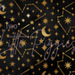 Printed Vinyl - Aquarius - Black and Gold