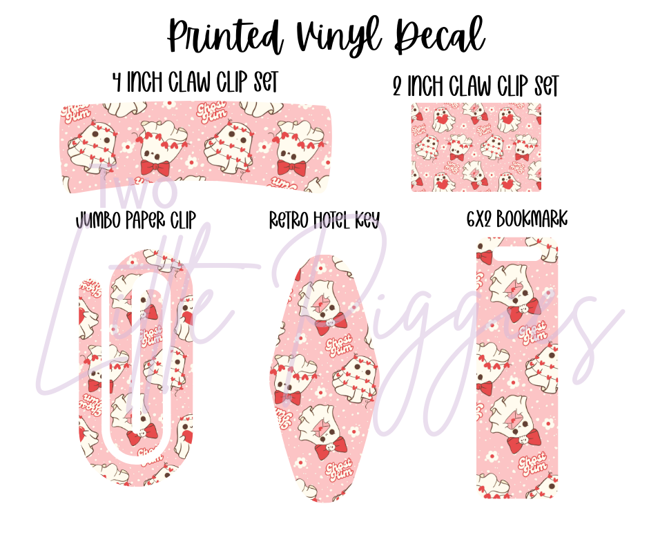 Printed Vinyl - Valentine - Ghost Him