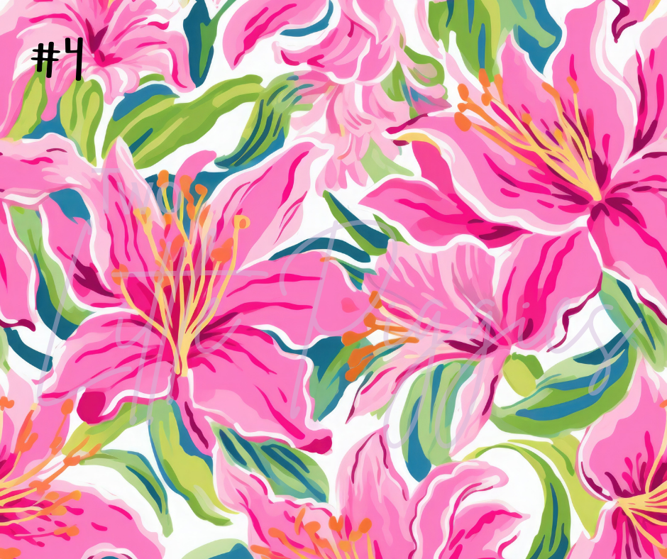 Printed Vinyl - Preppy Lily