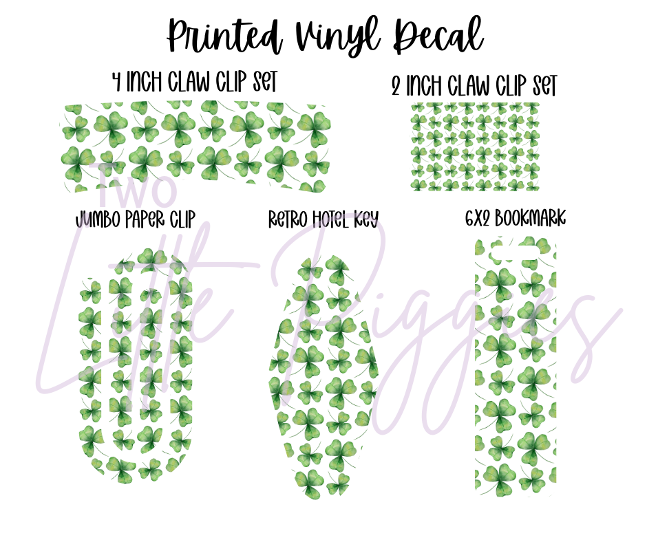Printed Vinyl - St. Patrick's - Shamrock
