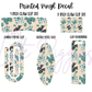 Printed Vinyl - Western Teal Bows