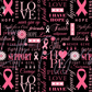 Printed Vinyl - Breast Cancer Awareness