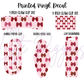 Printed Vinyl - Pink Glitter Bows
