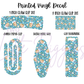 Printed Vinyl - Iced Coffee Floral