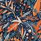 Printed Vinyl - Midnight Garden