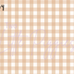 Printed Vinyl - Checkers - Fall