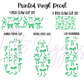 Printed Vinyl - St Patrick's Day Bows