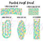 Printed Vinyl - Brushstroke - Pastel