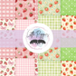 Printed Vinyl - Strawberry Patch
