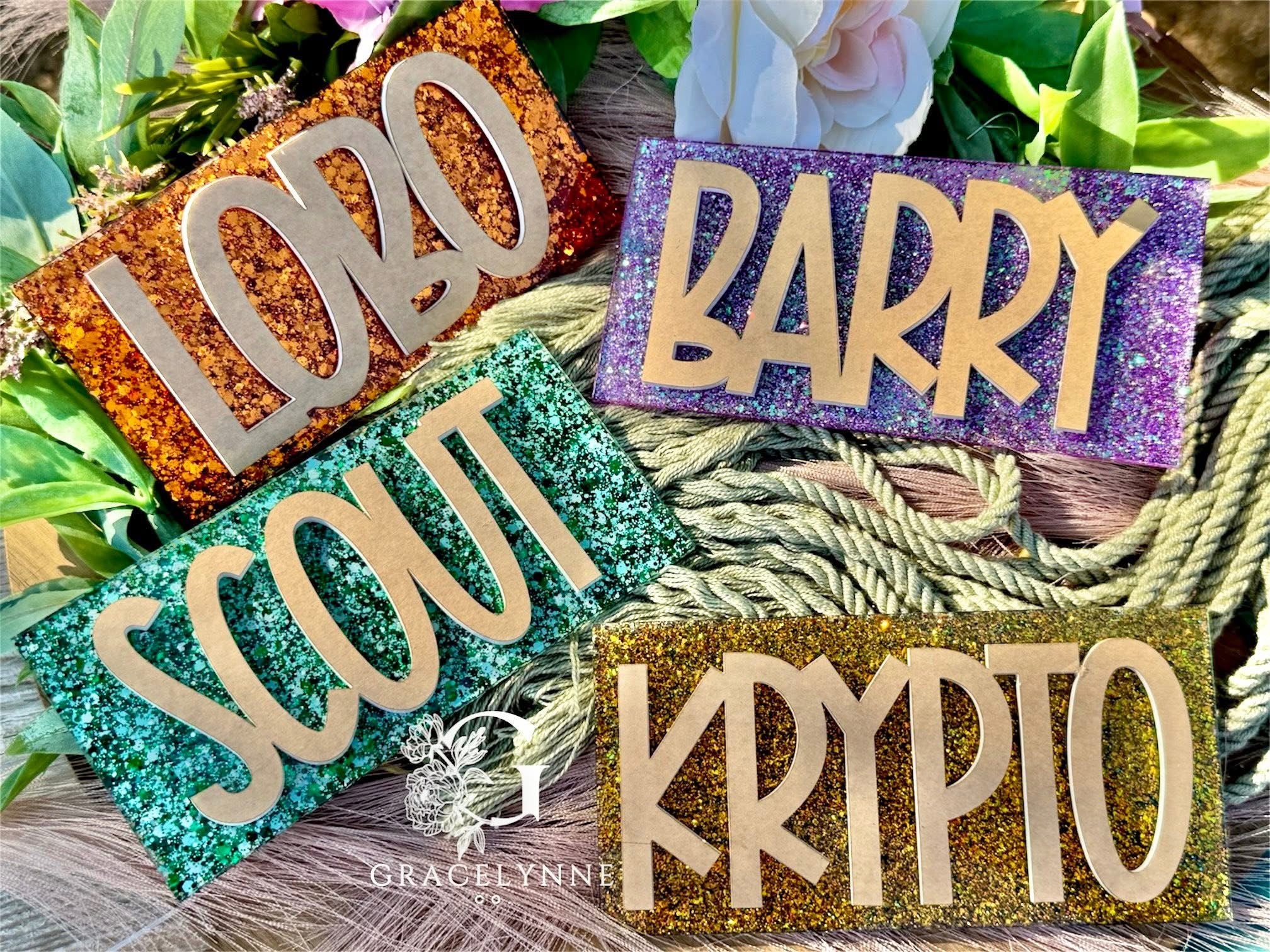 Acrylic Name Plates – Ollie Bee and Co