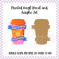 Printed Vinyl and Acrylic Set - More Espresso, Less Depresso