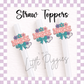3D Printed - Straw Topper - Pastel Nurse