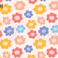 Printed Vinyl - Checkers and Flowers