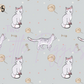 Printed Vinyl - Cute Cats