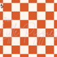 Printed Vinyl - Checkers - Boho Muted