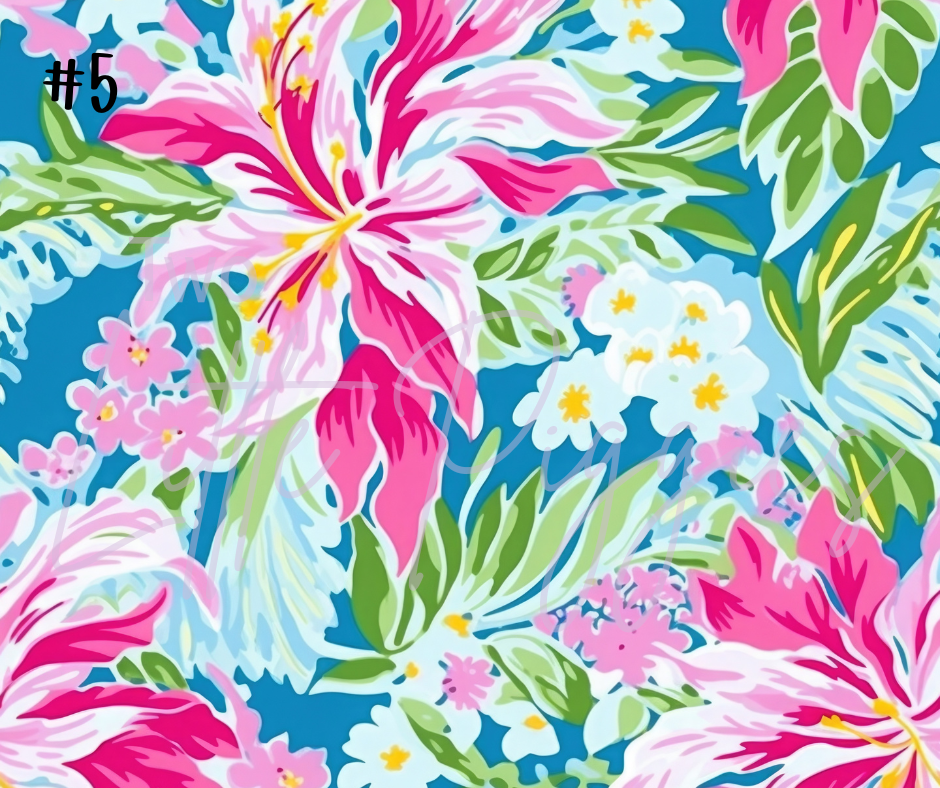 Printed Vinyl - Preppy Lily