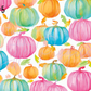Printed Vinyl - Watercolor Pumpkin