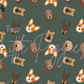 Printed Vinyl - Cute Dogs