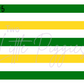 Printed Vinyl - Cheer - Green and Yellow