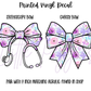 Printed Vinyl - Springtime Flowers and Bows