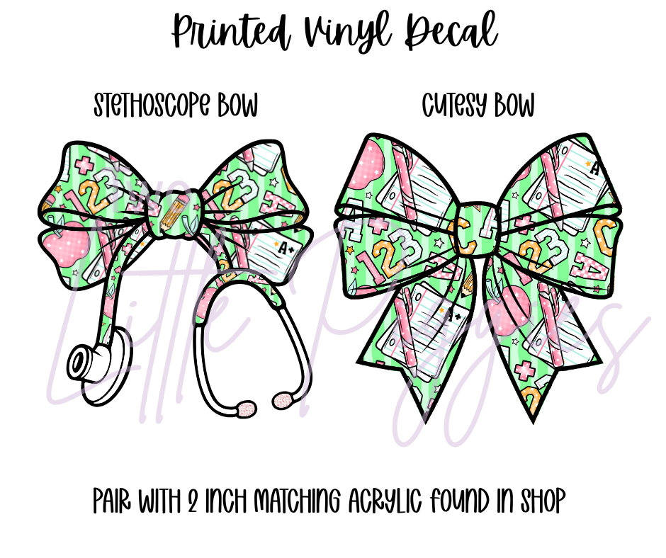 Printed Vinyl - Back to School - All Star