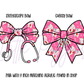 Printed Vinyl - Chic Fil A Bow