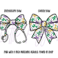 Printed Vinyl - Mardi Gras Balloon Dogs