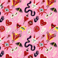 Printed Vinyl - Valentine - Modern