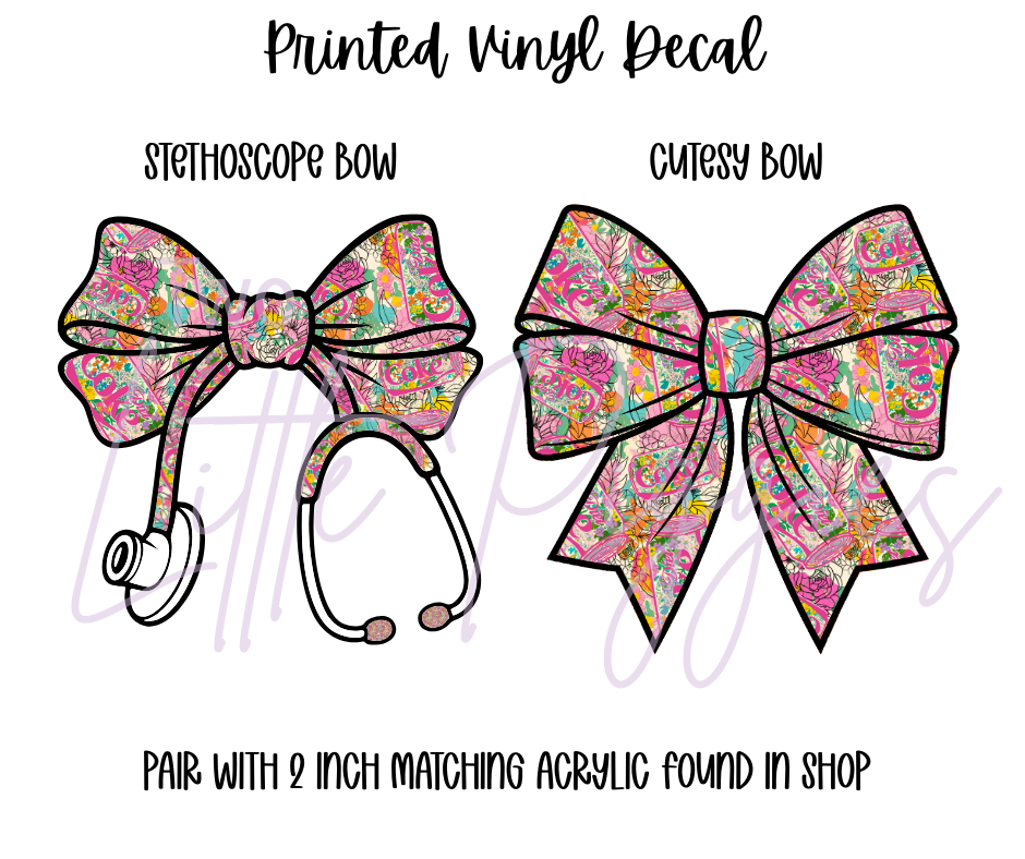 Printed Vinyl - DC Floral