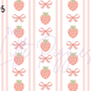 Printed Vinyl - Whimsy Strawberry Collection